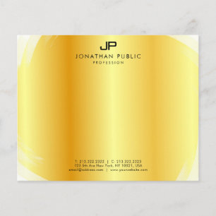 Modern Professional Elegant Monogram Gold Template
