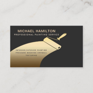  Modern professional elegant painting service  Business Card