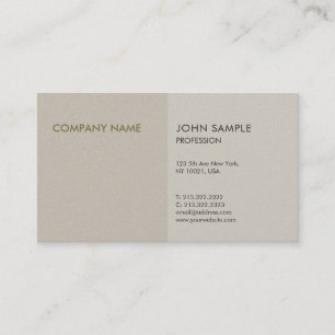 Modern Professional Elegant Pearl Finish Luxury Business Card