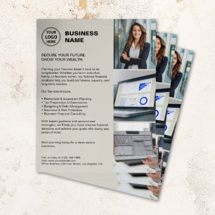 Modern Professional Financial Services Flyer