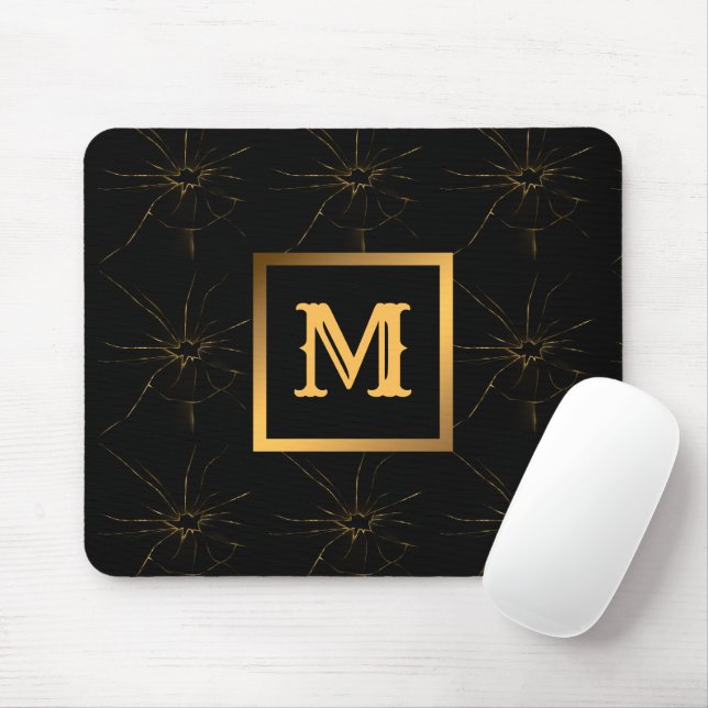 Modern Professional Glass Repair Monogrammed Mouse Mat (With Mouse)