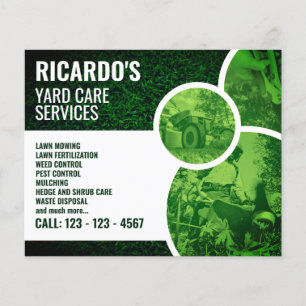 Modern professional green flyer