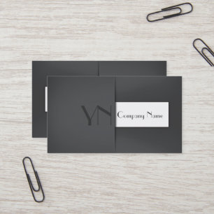 Modern Professional Grey Case - Business Card