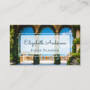 Modern Professional Italian Architecture Photo Business Card