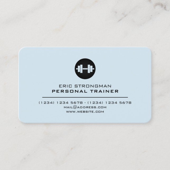 Modern professional logo style business card (Front)