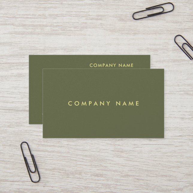 Modern Professional Luxury Pearl Finish Elegant Business Card (Front/Back In Situ)