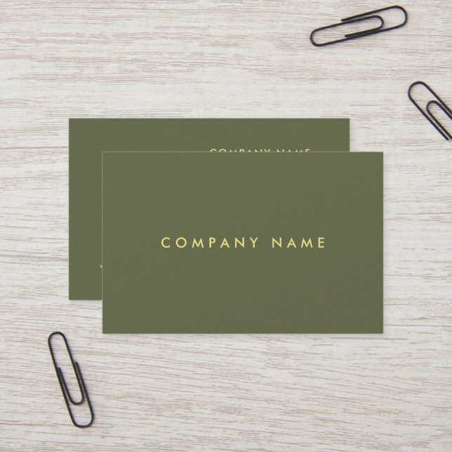 Modern Professional Luxury Pearl Finish Elegant Business Card (Front/Back In Situ)