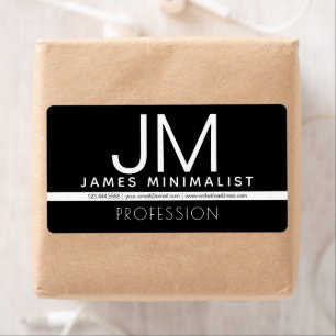 Modern Professional Minimal Design   Black & White