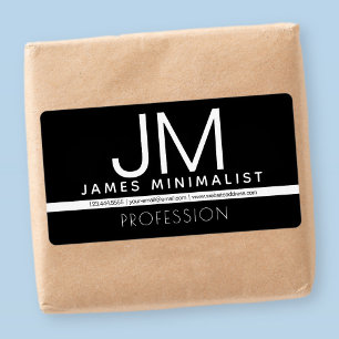 Modern Professional Minimal Design   Black & White