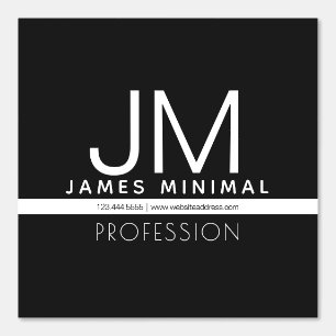 Modern Professional Minimal Design   Black & White Wallpaper