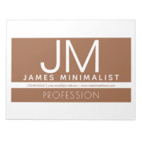 Modern Professional Minimal Design | Brown & White