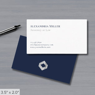 Modern Professional Minimalist Business Card