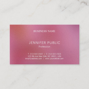 Modern Professional Minimalist Elegant Template Business Card