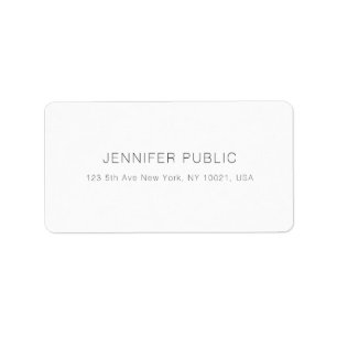 Modern Professional Minimalist Elegant Template Label