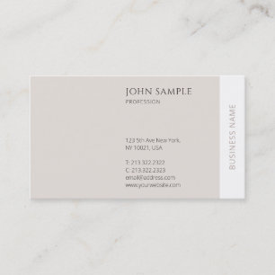Modern Professional Minimalist Elegant Trendy Business Card
