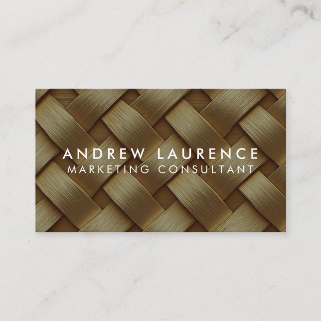 Modern Professional Minimalist Executive Generic B Business Card (Front)