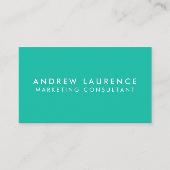 Modern Professional Minimalist Executive Generic B Business Card (Front)