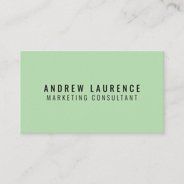 Modern Professional Minimalist Executive Generic B Business Card (Front)
