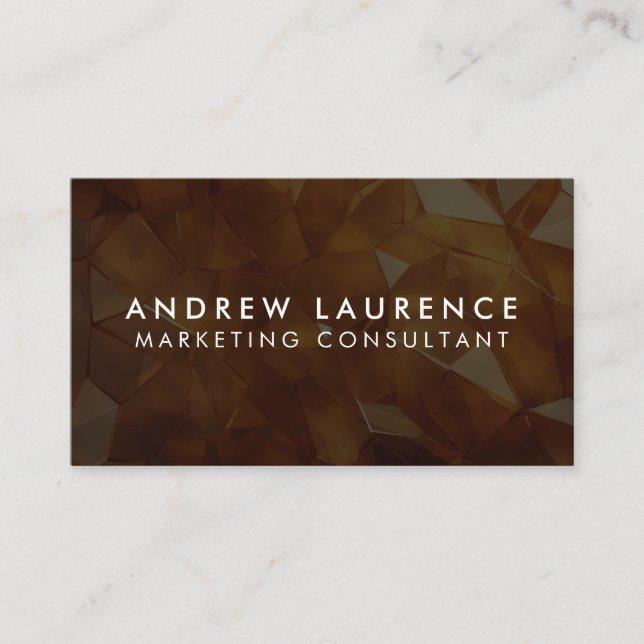 Modern Professional Minimalist Executive Generic B Business Card (Front)