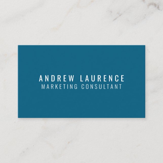 Modern Professional Minimalist Executive Generic B Business Card (Front)