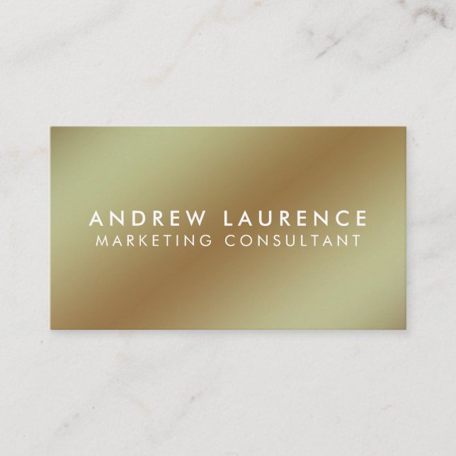 Modern Professional Minimalist Executive Generic B Business Card (Front)