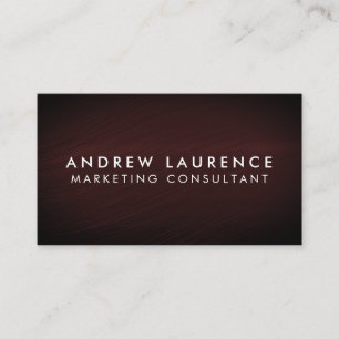 Modern Professional Minimalist Executive Generic B Business Card