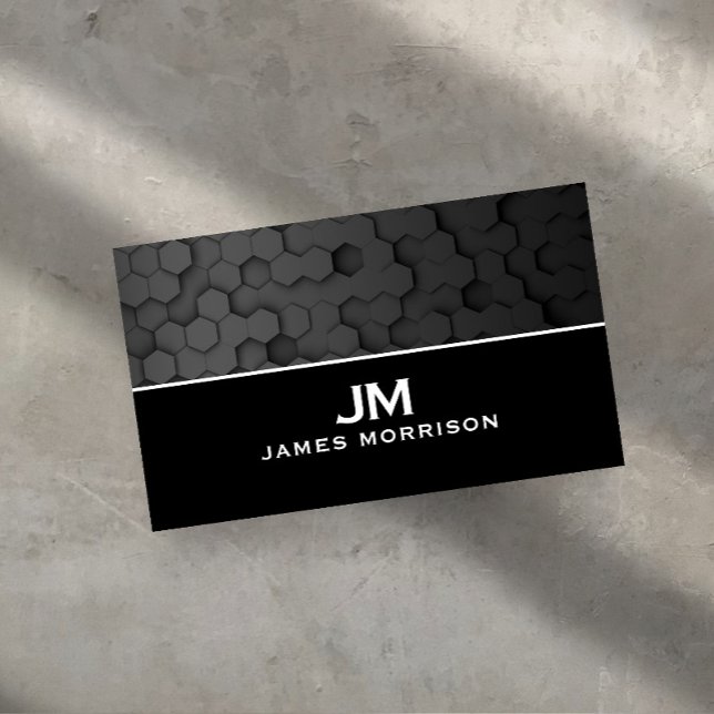 Modern Professional Minimalist Executive Generic B Business Card (Creator Uploaded)