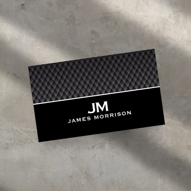 Modern Professional Minimalist Executive Generic B Business Card (Creator Uploaded)