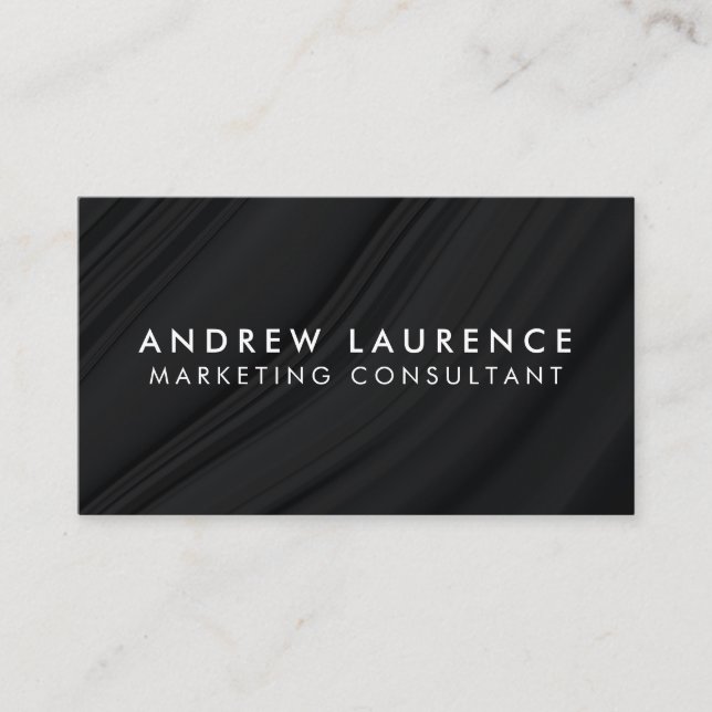 Modern Professional Minimalist Executive Generic B Business Card (Front)