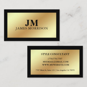 Modern Professional Minimalist Executive Generic Business Card