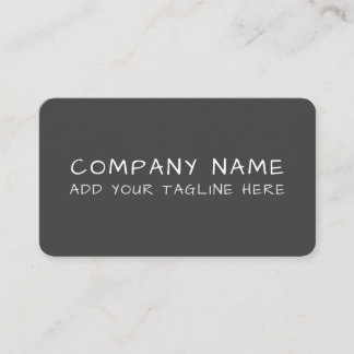 Modern Professional Minimalist Sleek Business Card