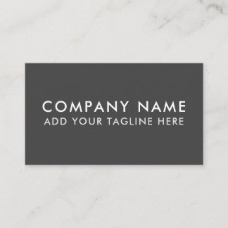 Modern Professional Minimalist Sleek Business Card