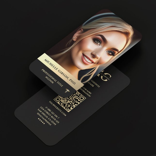 Modern Professional Monogram Elegant Black Gold Business Card (Modern Professional Monogram Elegant Black Gold Business Card
)
