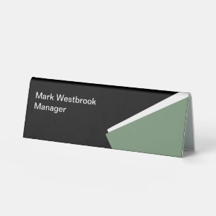 Modern Professional Name Desk Nameplate 