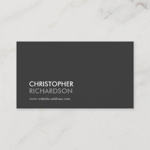 MODERN PROFESSIONAL No. 3 Business Card