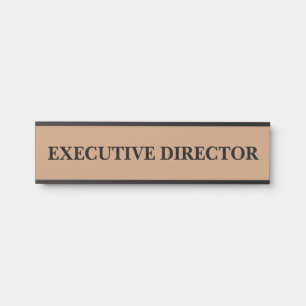 Modern Professional Office Door Sign
