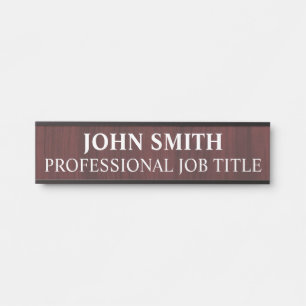 Modern Professional Office Door Sign