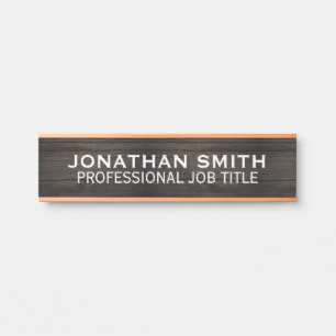 Modern Professional Office Door Sign
