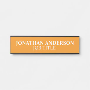Modern Professional Office Door Sign