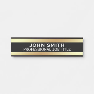 Modern Professional Office Door Sign