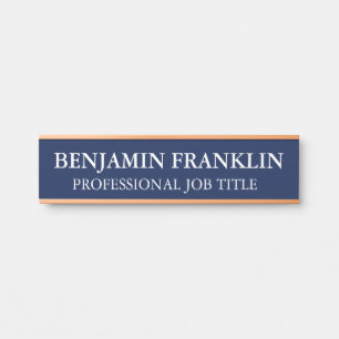 Modern Professional Office Door Sign