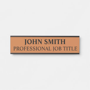 Modern Professional Office Door Sign