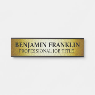 Modern Professional Office Door Sign