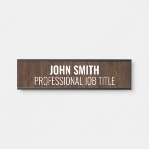 Modern Professional Office Door Sign