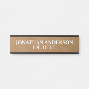 Modern Professional Office Door Sign