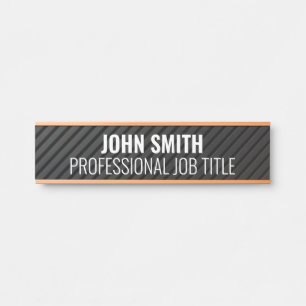 Modern Professional Office Door Sign