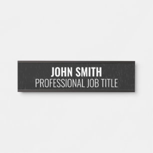 Modern Professional Office Door Sign