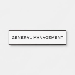 Modern Professional Office Door Sign