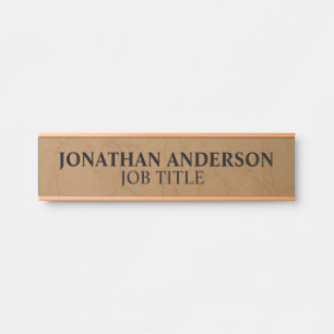 Modern Professional Office Door Sign