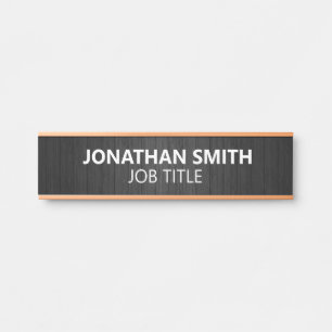 Modern Professional Office Door Sign